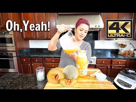 How to make THE BEST Melon Aguas Frescas Recipe | Fresh Cantaloupe Drink | Aguas Frescas Recipe