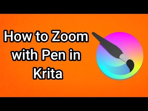 How to Zoom with Pen in Krita