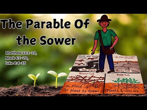 The Parable of the Sower (Matthew 13:1–23, Mark 4:1–20, and Luke 8:4–15) Bible craft