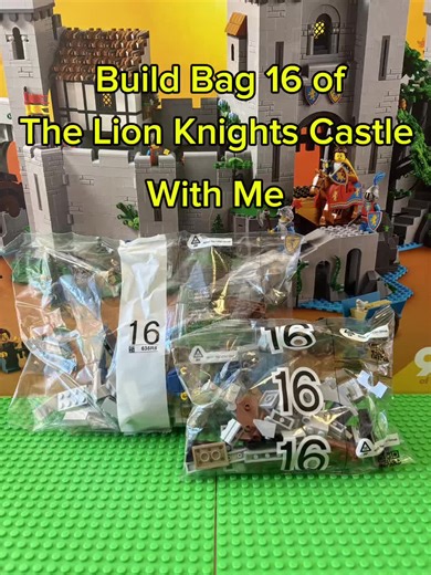 Lion Knights Castle Stop Motion Build Journey
