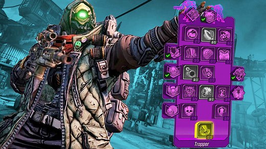 Borderlands 3 Fl4k New Trapper Skill Tree Gameplay
