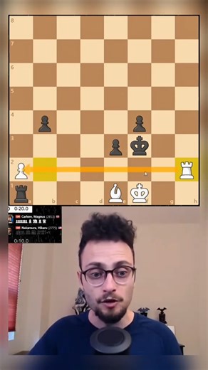Magnus sacrifices the knight!! #chess #chessgame #chessmaster #chesstok #gothamchess | Gfd