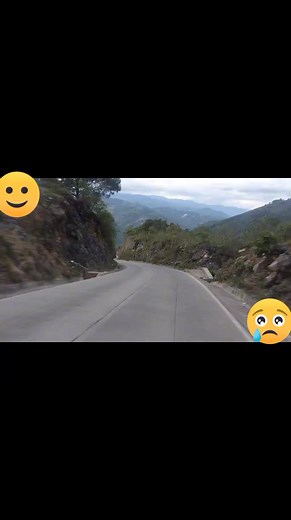 Scenic Drive on Winding Mountain Road