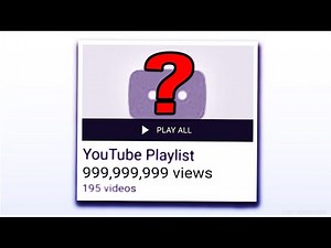 Here Is The MOST VIEWED Playlist On YouTube!