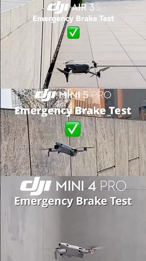 Emergency drone breaking😱DJI MINI5pro vs AIR3s vs MINI4pro #drone #dji #shorts