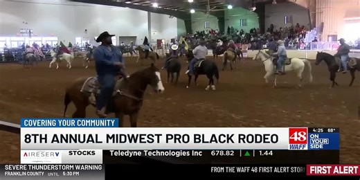 Midwest Pro Black Rodeo returns to northern Alabama for 8th year celebration