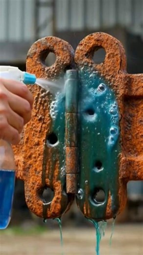 Rust spray restores this iron perfectly😱 / Trending ai video