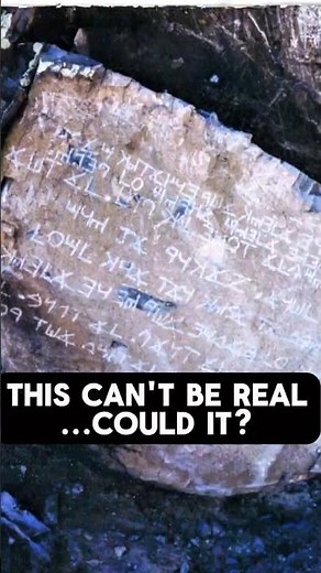 Decalogue Stone – Hebrew Commandments in Ancient America?! 🤯 #Shorts