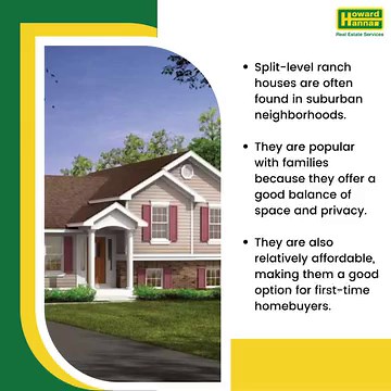 Split-level ranch homes offer a unique and versatile architectural design that gained popularity in the mid-20th century. These homes are characterized by multiple levels, each with distinct living areas that are partially separated by short flights of stairs. The split-level layout provides a sense of privacy and delineation between living spaces while maintaining an open and connected atmosphere. Typically, the entry level features the main living areas, including the kitchen, dining room and 