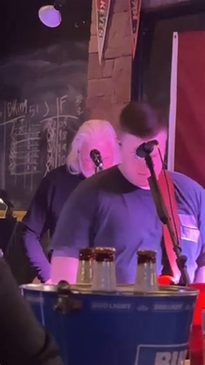 Apparently this was the point of view of my wife’s family who came to the show last night. Hopefully she told them I was playing a guitar behind the keyboard 🤣 | Burning Bridges