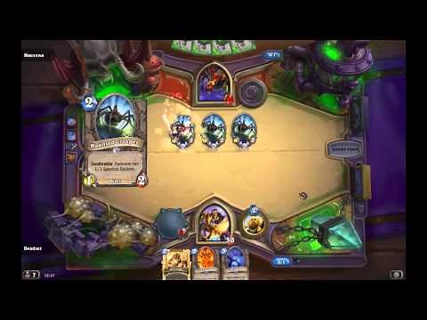Hearthstone - Beating Heroic Naxxramas (No Legendaries/Epics) - Arachnid Quarter