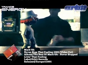 Mark 'Oh - Never Stop That Feeling 2001 (Video Cut)/Trance Energy Cj Costel. Album/The Best Of Mark'Oh - Never Stopped Livin' That Feeling. Label/Orbit Records. Released/Europe©2001. | ᴛʀᴀɴᴄᴇ ᴇɴᴇʀɢʏ