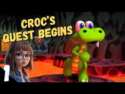 Croc’s Quest Begin - Croc legend of the gobbos (Part 1)