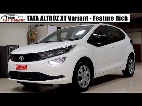 Tata Altroz XT Model - Detailed Walkaround with On Road Price | Team Car Delight