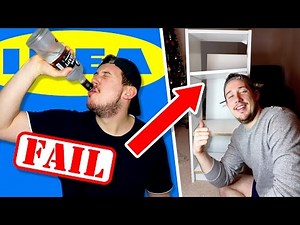 DRUNK IKEA FURNITURE BUILDING CHALLENGE