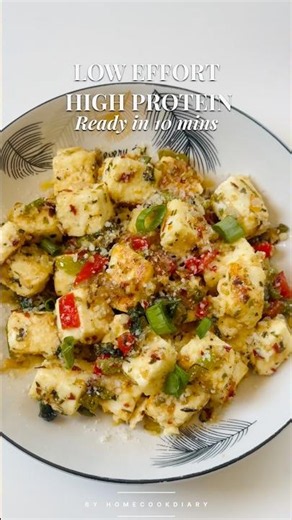 High-Protein Basil Paneer in 10 Mins 🧀🌿 | Healthy Paneer Recipe#shorts