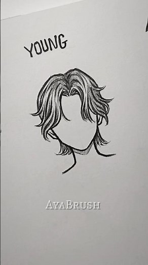 Drawing Cool Hair Tutorial ✏️ #howtodraw #drawing #sketching #art #shortsfeed #artist #fypシ