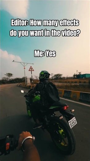 FILMORA PRO LEKAR MOTO EDIT 😂 #bike #motovlog #kawasaki