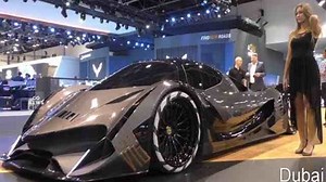 The Devel Sixteen Unveiled At Dubai's Motor Show (Worlds Fastest Car With 5000 Horsepower)