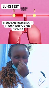 Lung test ➡️ hold breath from point A to B million views🥰 | Living Healthy