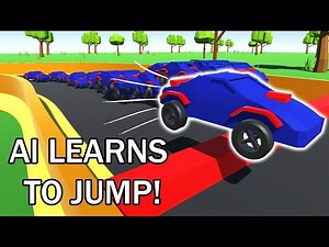 AI Cars Learn to Jump using Natural Selection!