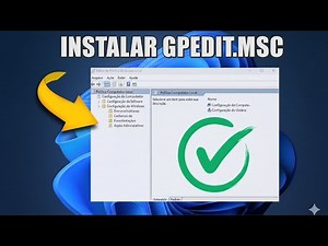 Como Instalar Gpedit no Windows 11 é Windows 10 Versão Home