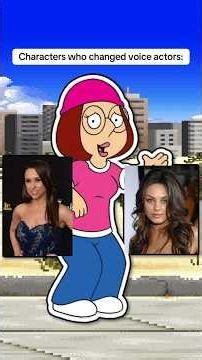 Characters who changed their voice actors: #familyguy