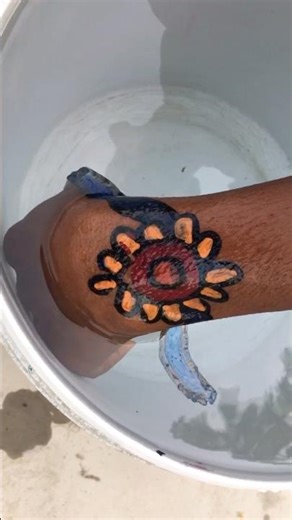 Amazing art Rakhi ￼drawing on hand #shorts #art #kids