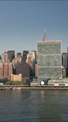 UN Headquarters: Drone Flight Over the Centre of Turtle Bay, Manhattan.