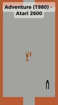 Adventure (1980, Atari, Inc.) - Atari 2600.