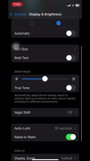 How to set screen back light in iphone #tech #iphone #viral