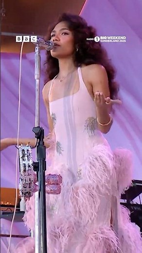 lady lady at #BigWeekend 💗✨ olivia dean. watch on bbc iplayer, listen on bbc sounds