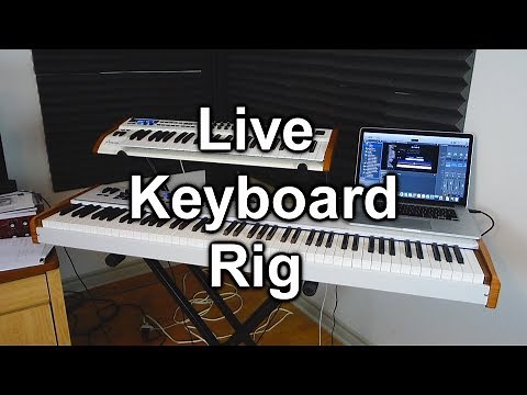 Tour of My Keyboard Live Rig (Mainstage 3, Arturia Keylab 88, Macbook Pro)