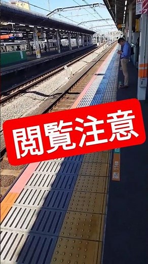人身事故 電車に轢かれる女子高生! 【閲覧注意!】2023年10月7日