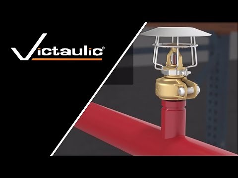 Victaulic FireLock™ Installation-Ready™ Sprinkler Coupling with Guards Installation