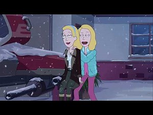 Rick and Morty Beth and Space Beth Outside