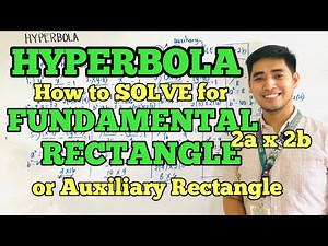 Hyperbola | FUNDAMENTAL RECTANGLE | HOW TO SOLVE FOR THE DIMENSIONS OF THE FUNDAMENTAL RECTANGLE