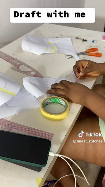 Fashion Design Process: Drafting Unique Patterns