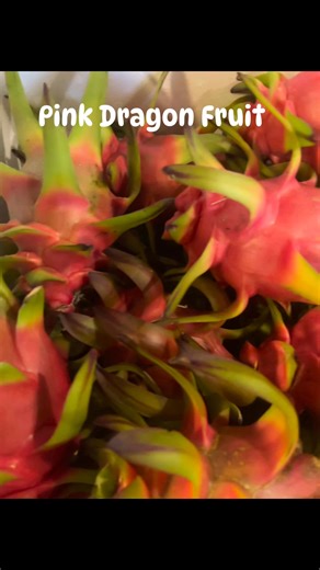 Pink dragon fruit is back on where at The Honey Shed Tabulam #dragonfruit #pinkdragonfruit #deliciousfood #fruits #yummo | The Raw Bee Company