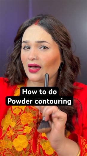 How to do contouring perfectly for natural looking lifted face / sculpted face #contour #tutorial