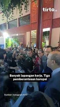 Momen AHY Tanya Robot AI Cara Membuat Indonesia Maju