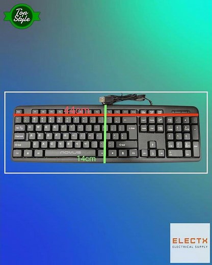 Nova Keyboard Standard with Number Pad USB 2.0
