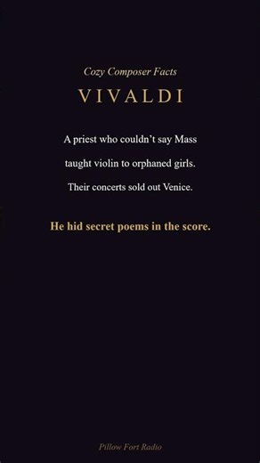 A Priest Taught Orphan Girls Violin — They Sold Out Venice #vivaldi #classicalmusic #shorts