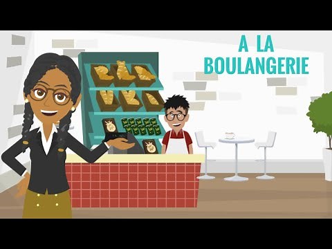 Conversation in french at the bakery - A la boulangerie