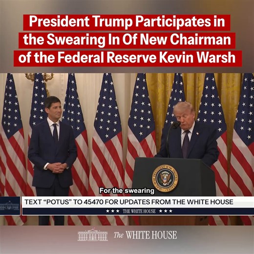 "I expect he will go down as one of the truly great Chairman of the Federal Reserves that we've ever had." - President Donald J. Trump 🇺🇸