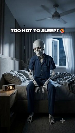 What Happens If You Sleep in a Hot Room Every Night? 🌙🥵 #healthtips