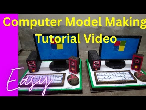 How To Make Computer Model ।। School Project Work ।।Model Making Tutorial ।।@sotaa art and design 