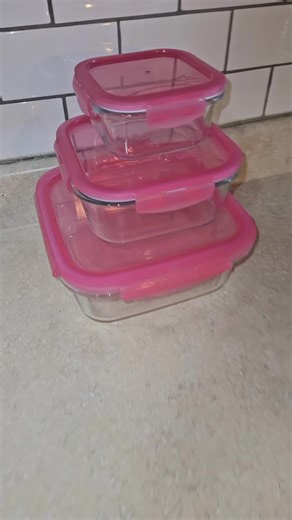 3-pc GLASS Nestable LocknLock Set on @QVC, Inc #locknlock #glassstoragecontainers