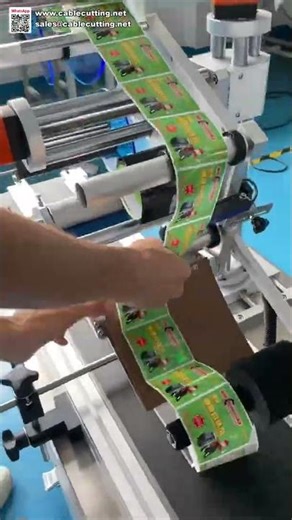 Carton and Box Flat Surface Labeling Machine Automatic Sticker Applicator for Packaging Lines
