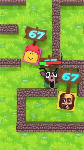 Bacon vs DEER in 67 vs 69 WAR! ROBLOX MAZE Challenge - 99 Nights in The Forest